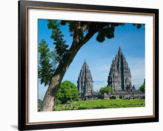 Prambanan Temple on Java-Bob Krist-Framed Photographic Print