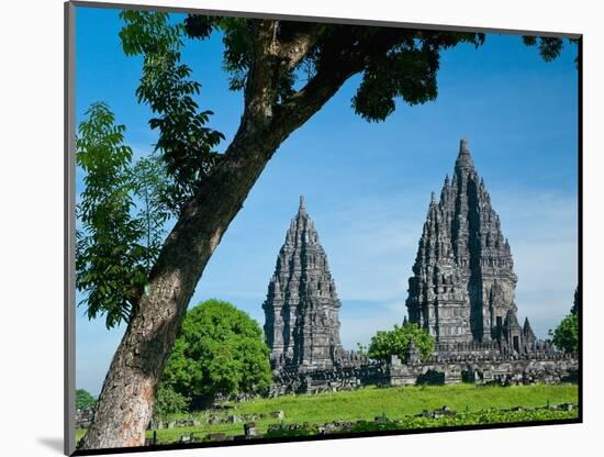 Prambanan Temple on Java-Bob Krist-Mounted Photographic Print