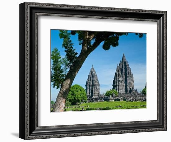 Prambanan Temple on Java-Bob Krist-Framed Photographic Print