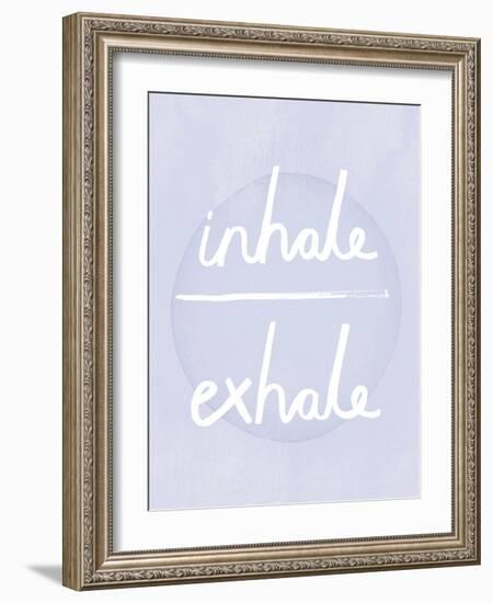 Prana - Inhale - Exhale-Sasha Blake-Framed Art Print