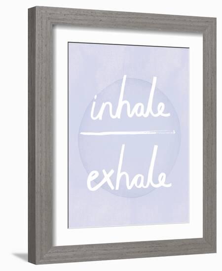 Prana - Inhale - Exhale-Sasha Blake-Framed Art Print
