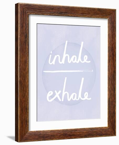 Prana - Inhale - Exhale-Sasha Blake-Framed Art Print