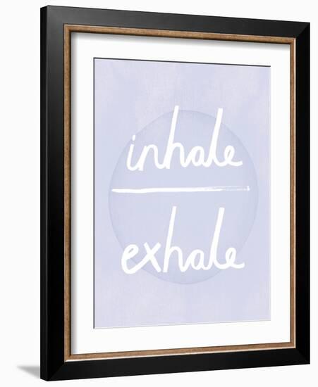 Prana - Inhale - Exhale-Sasha Blake-Framed Art Print