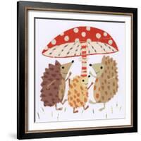Prancing Prickles ,2016, collage-Sarah Battle-Framed Giclee Print