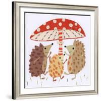Prancing Prickles ,2016, collage-Sarah Battle-Framed Giclee Print
