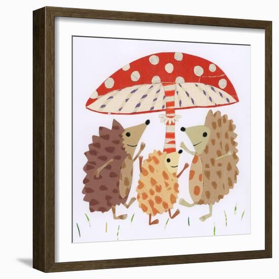 Prancing Prickles ,2016-Sarah Battle-Framed Giclee Print