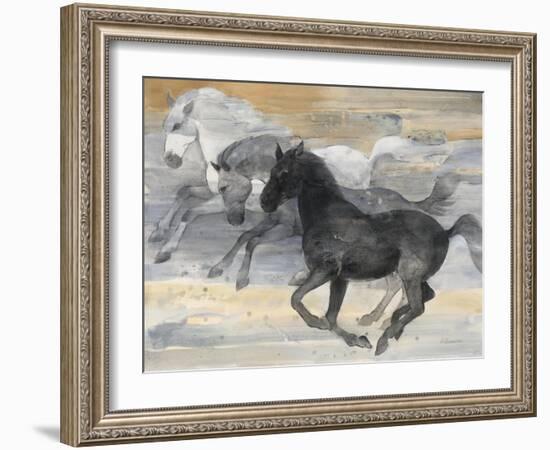 Prancing Trio-Albena Hristova-Framed Art Print