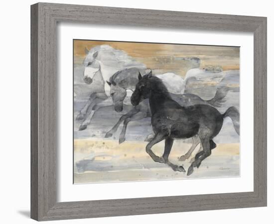 Prancing Trio-Albena Hristova-Framed Art Print