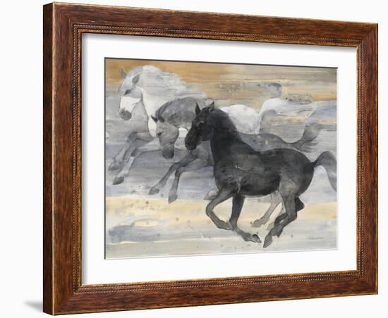 Prancing Trio-Albena Hristova-Framed Art Print