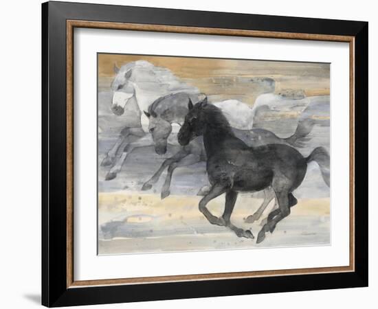 Prancing Trio-Albena Hristova-Framed Art Print