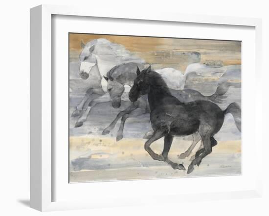 Prancing Trio-Albena Hristova-Framed Art Print