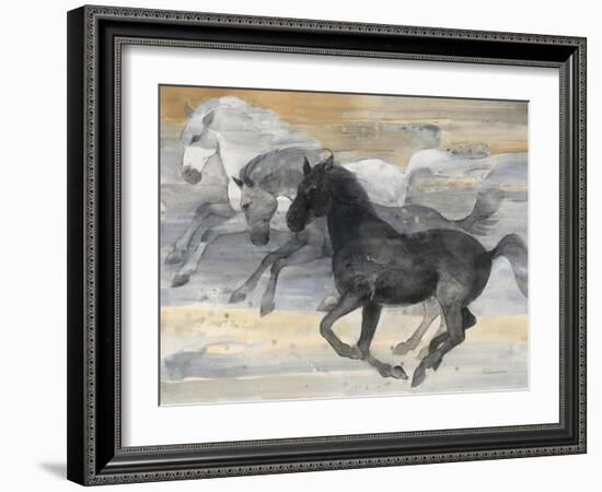 Prancing Trio-Albena Hristova-Framed Art Print