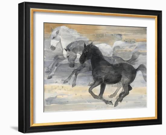 Prancing Trio-Albena Hristova-Framed Art Print