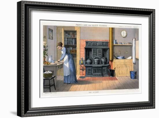Prang's Aids for Object Teaching - the Kitchen, 1874-null-Framed Giclee Print