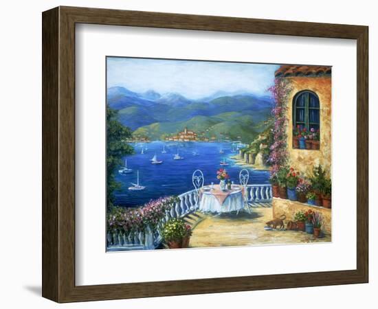 Pranzo Sul Terrazzo-Marilyn Dunlap-Framed Premium Giclee Print