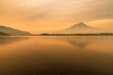 Mt. Fuji at Lake Kawaguchi During Sunrise in Japan. Mt. Fuji Is Famous Mountain in Japan-Prasit Rodphan-Premier Image Canvas