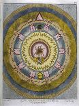 System of the Empyrean or Interior Heaven Showing the Fall of Lucifer-Prattent-Stretched Canvas