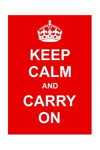 Keep Calm and Carry On by prawny