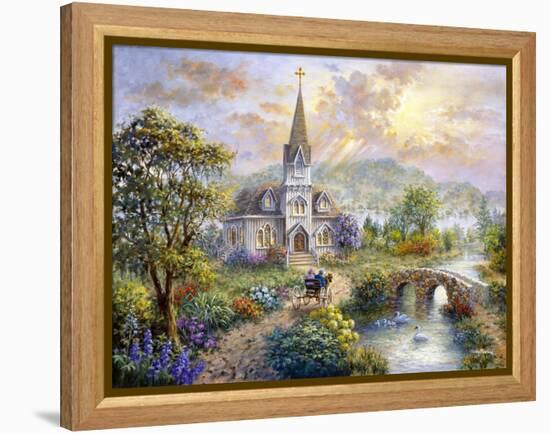 Pray for World Peace-Nicky Boehme-Framed Premier Image Canvas