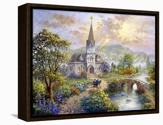 Pray for World Peace-Nicky Boehme-Framed Premier Image Canvas