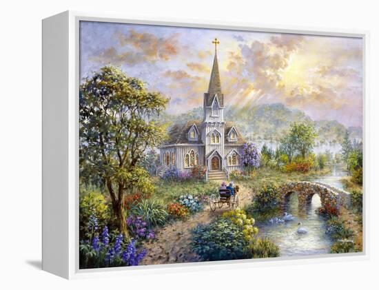 Pray for World Peace-Nicky Boehme-Framed Premier Image Canvas