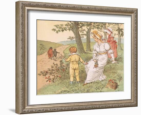 "Pray, Mr Rat Will You Go with Me"-Randolph Caldecott-Framed Giclee Print