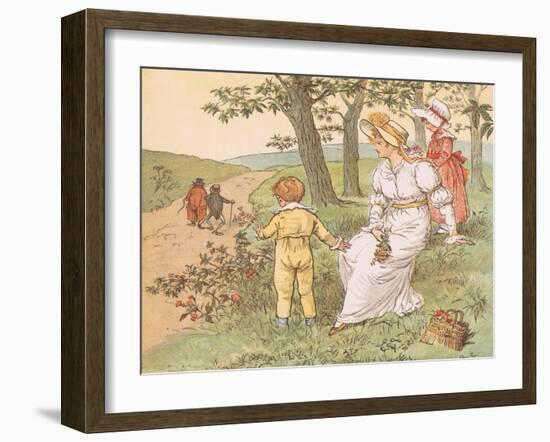 "Pray, Mr Rat Will You Go with Me"-Randolph Caldecott-Framed Giclee Print