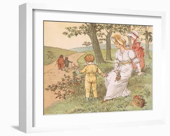 "Pray, Mr Rat Will You Go with Me"-Randolph Caldecott-Framed Giclee Print