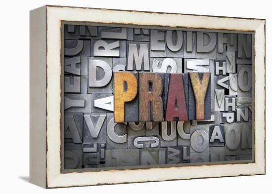 Pray-enterlinedesign-Framed Premier Image Canvas