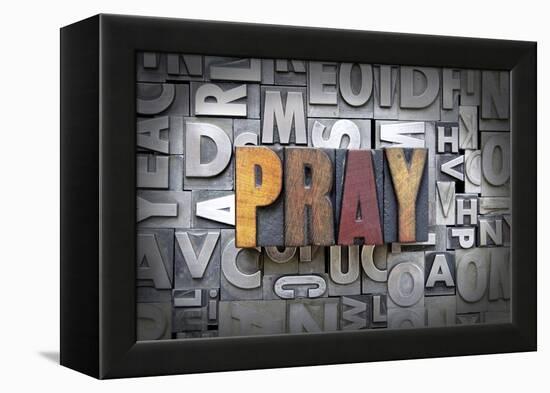 Pray-enterlinedesign-Framed Premier Image Canvas
