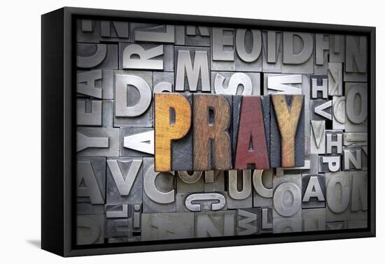 Pray-enterlinedesign-Framed Premier Image Canvas