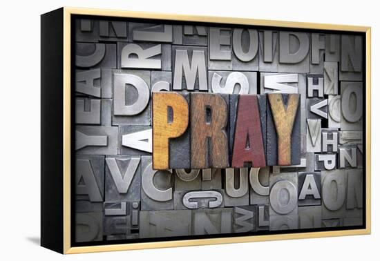 Pray-enterlinedesign-Framed Premier Image Canvas