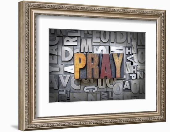 Pray-enterlinedesign-Framed Photographic Print