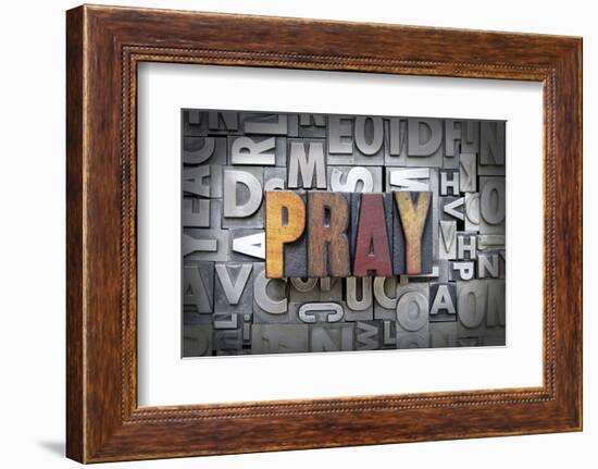 Pray-enterlinedesign-Framed Photographic Print