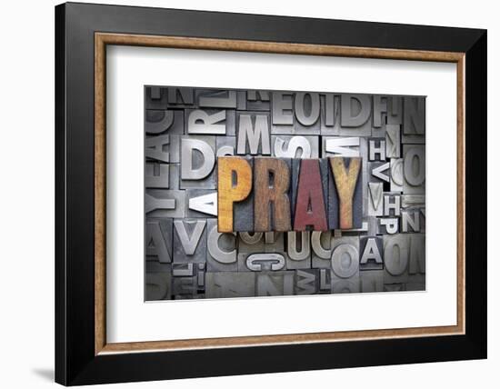 Pray-enterlinedesign-Framed Photographic Print