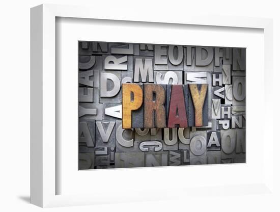 Pray-enterlinedesign-Framed Photographic Print