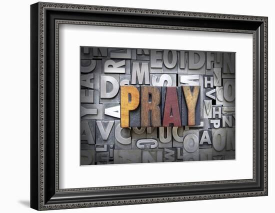 Pray-enterlinedesign-Framed Photographic Print