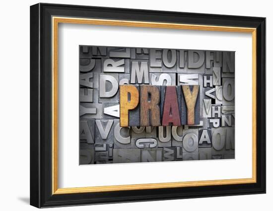 Pray-enterlinedesign-Framed Photographic Print