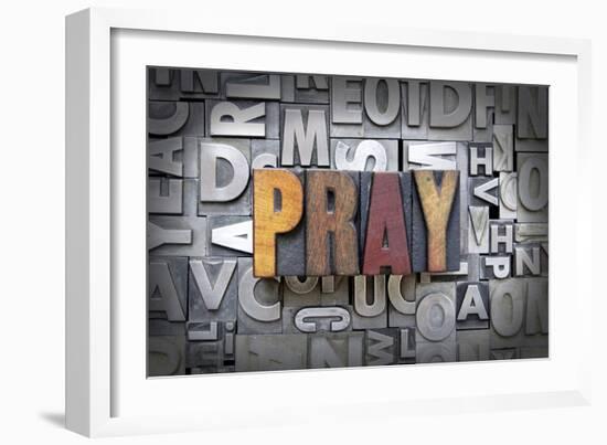 Pray-enterlinedesign-Framed Photographic Print