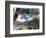 Prayer Flags and View Over Cultivated Fields, Yumbulagung Castle, Tibet, China-Ethel Davies-Framed Photographic Print