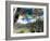 Prayer Flags and View Over Cultivated Fields, Yumbulagung Castle, Tibet, China-Ethel Davies-Framed Photographic Print