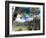 Prayer Flags and View Over Cultivated Fields, Yumbulagung Castle, Tibet, China-Ethel Davies-Framed Photographic Print