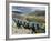 Prayer Flags and View Over Cultivated Fields, Yumbulagung Castle, Tibet, China-Ethel Davies-Framed Photographic Print