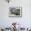 Prayer Flags and View Over Cultivated Fields, Yumbulagung Castle, Tibet, China-Ethel Davies-Framed Photographic Print displayed on a wall