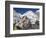 Prayer Flags at the Everest Base Camp Sign, Sagarmatha National Park, Himalayas-Christian Kober-Framed Photographic Print