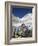 Prayer Flags at the Everest Base Camp Sign, Sagarmatha National Park, Himalayas-Christian Kober-Framed Photographic Print