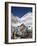 Prayer Flags at the Everest Base Camp Sign, Sagarmatha National Park, Himalayas-Christian Kober-Framed Photographic Print