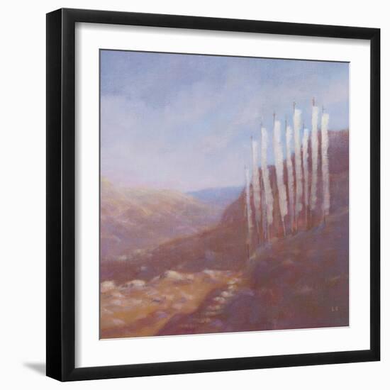 Prayer Flags, Bhutan, 2012-Lincoln Seligman-Framed Giclee Print