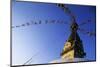 Prayer Flags Hanging from Swayambhunath Stupa-Paul Souders-Mounted Photographic Print