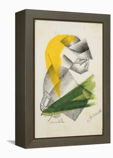 Prayer Ii, C.1913 (Lithograph)-Kazimir Severinovich Malevich-Framed Premier Image Canvas